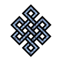 99-decreto-karma-nodo-infinito Simbolo del nodo infinito che rappresenta lo scioglimento dei vincoli e dei lacci karmici grazie al decreto di pulizia animica